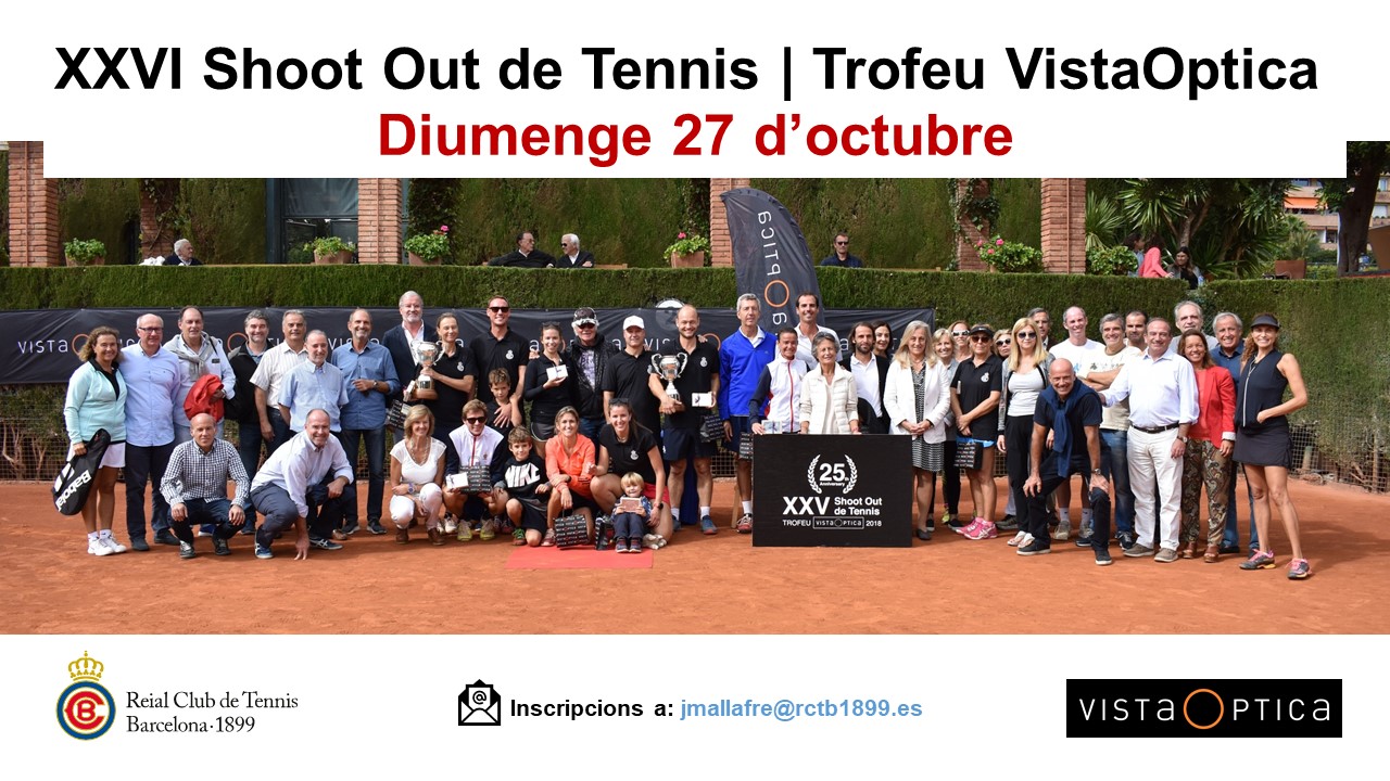 XXVI Shoot Out de Tennis | Trofeu VistaOptica