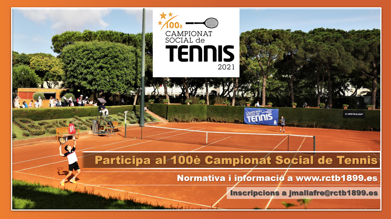 Imagen del 100º Campeonato Social de Tenis 2021
