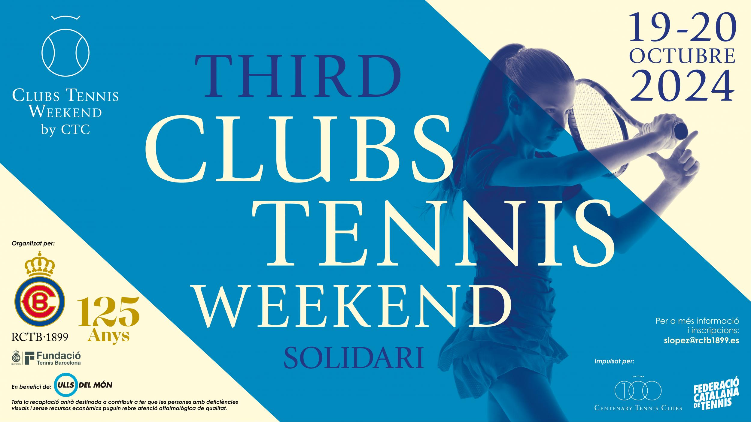 III CTC Tennis Weekend (19 i 20 d'octubre)