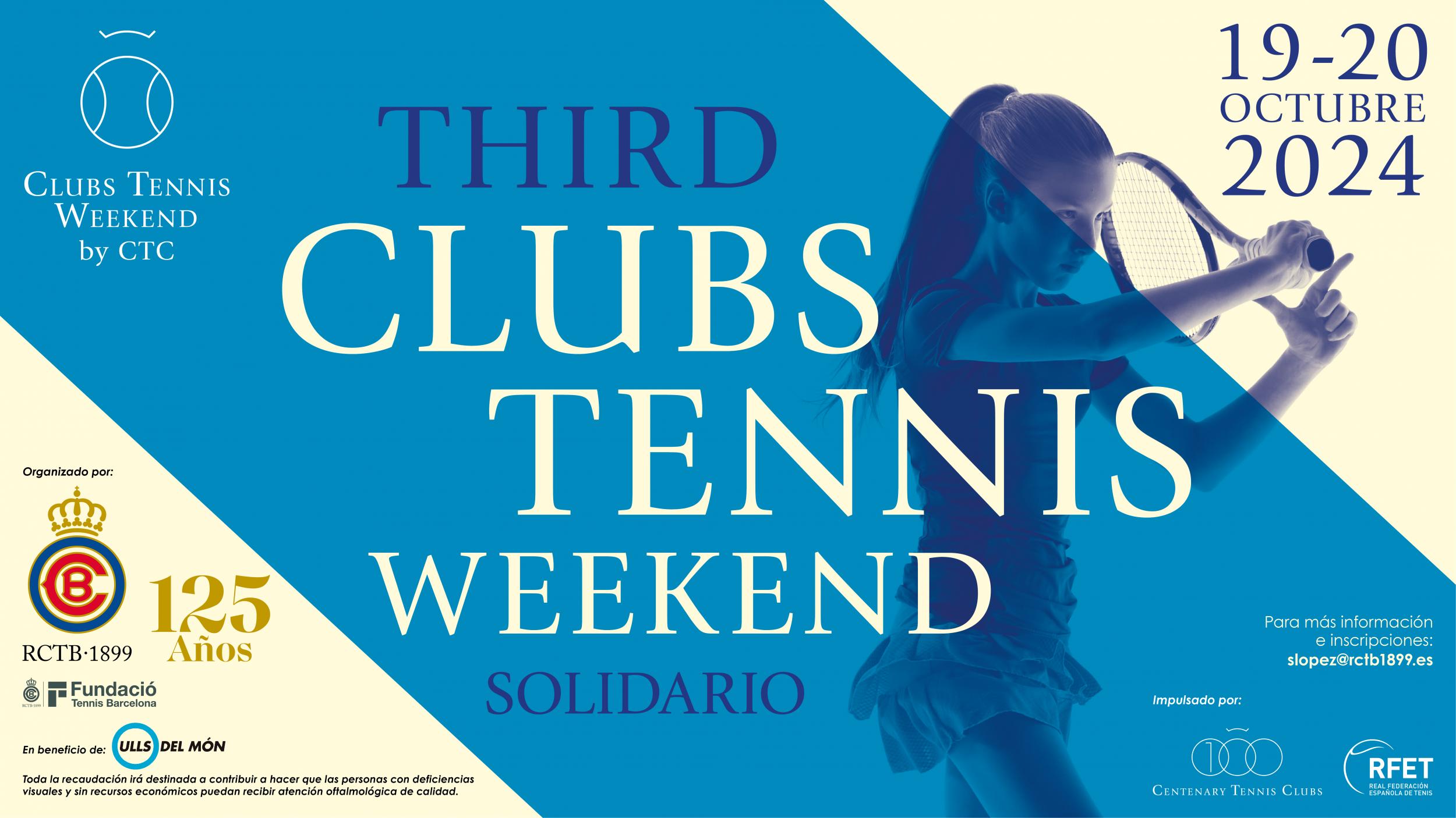 III CTC Tennis Weekend (19 y 20 de octubre)