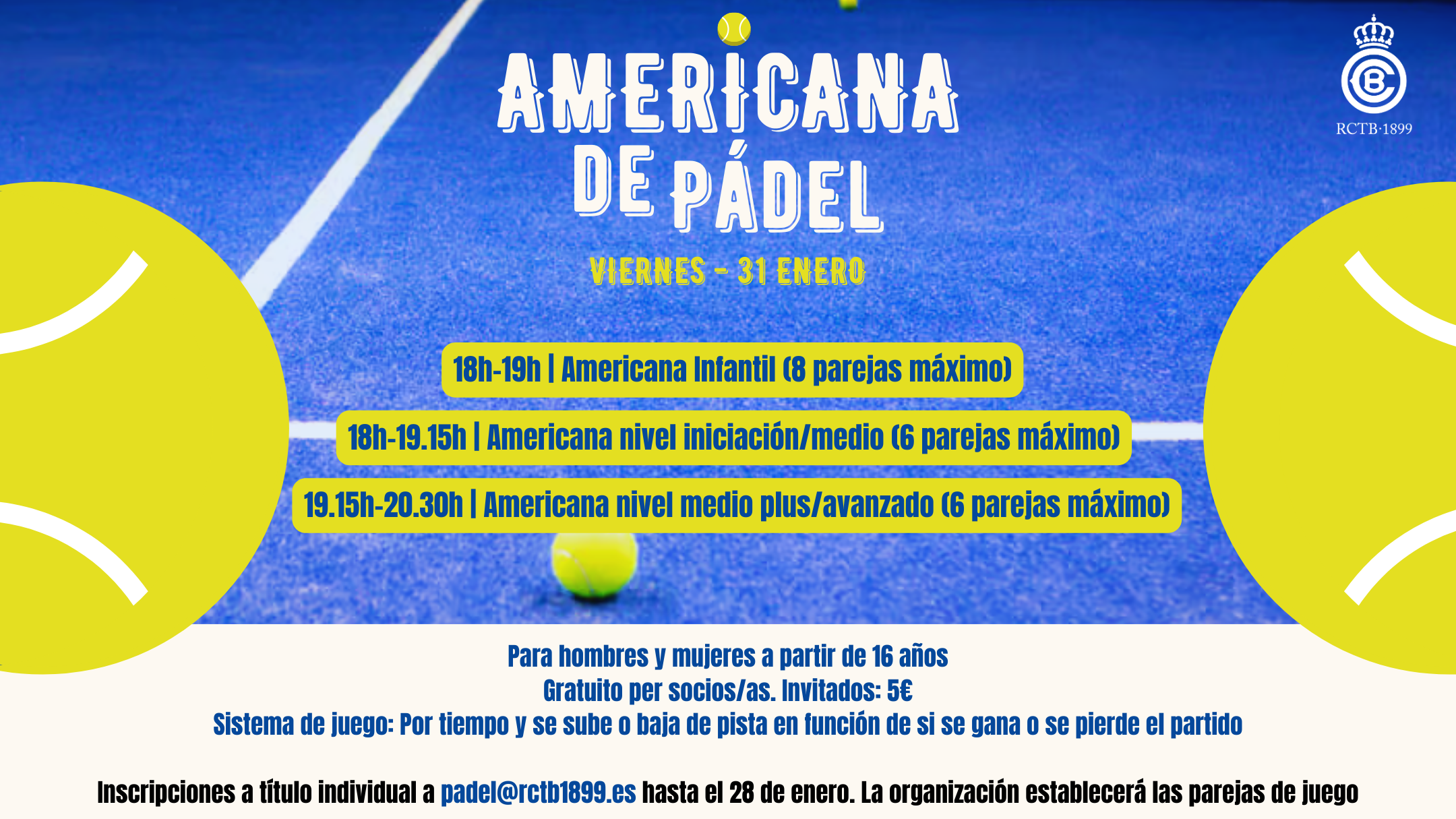 Americana de pádel 