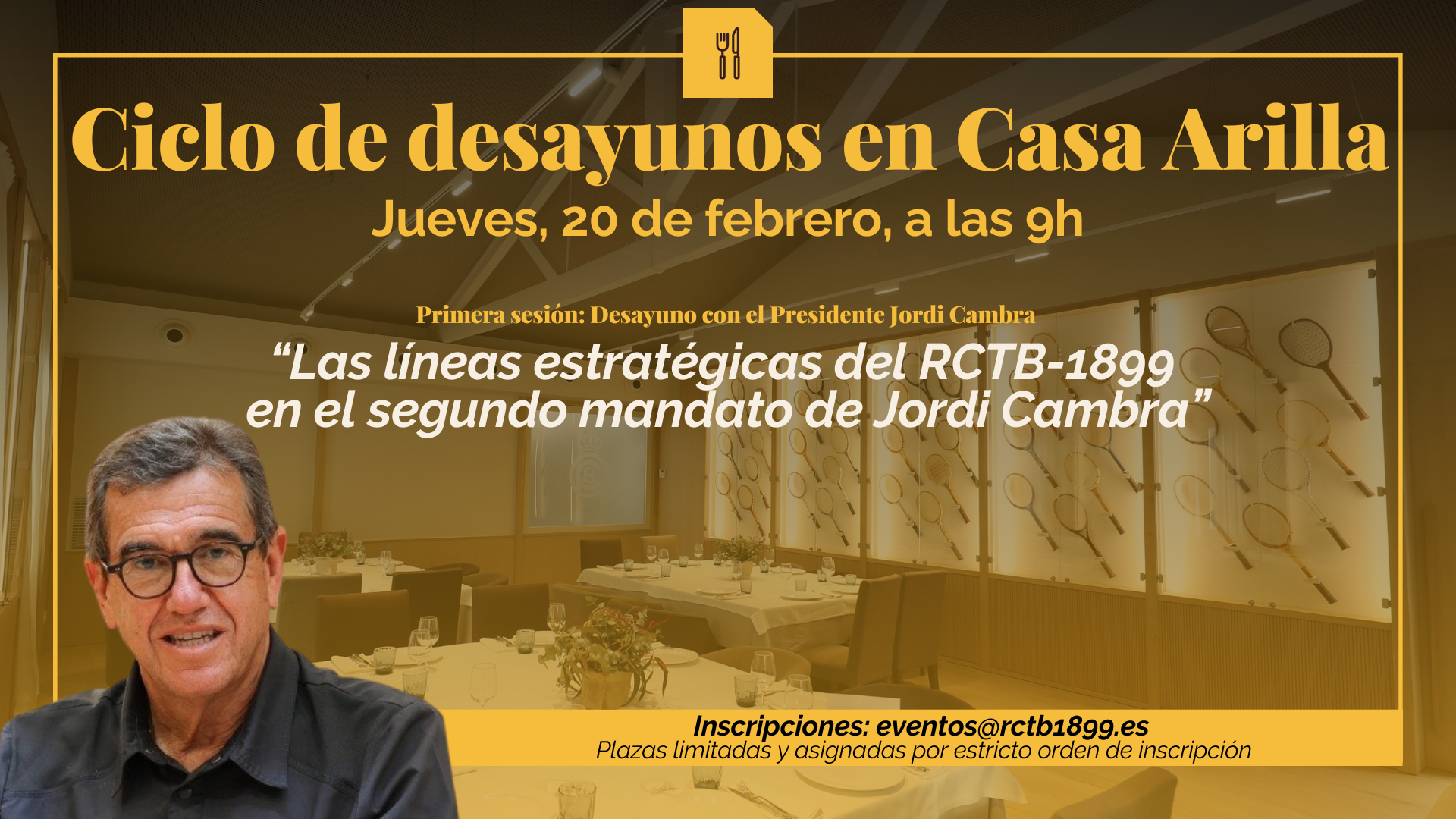 Ciclo de Desayunos en casa Arilla. 1a sesión con Jordi Cambra