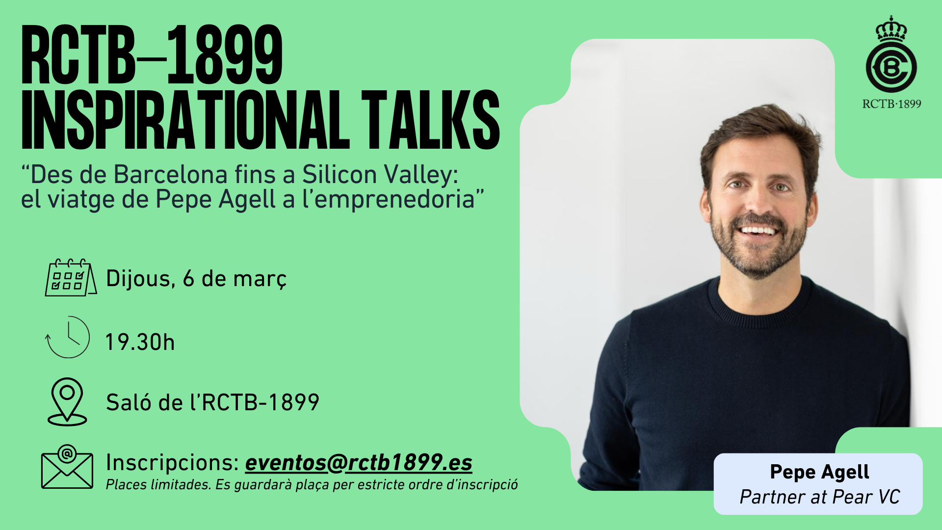 Inspirational Talks: "“Des de Barcelona fins a Silicon Valley: el viatge de Pepe Agell a l’emprenedoria”