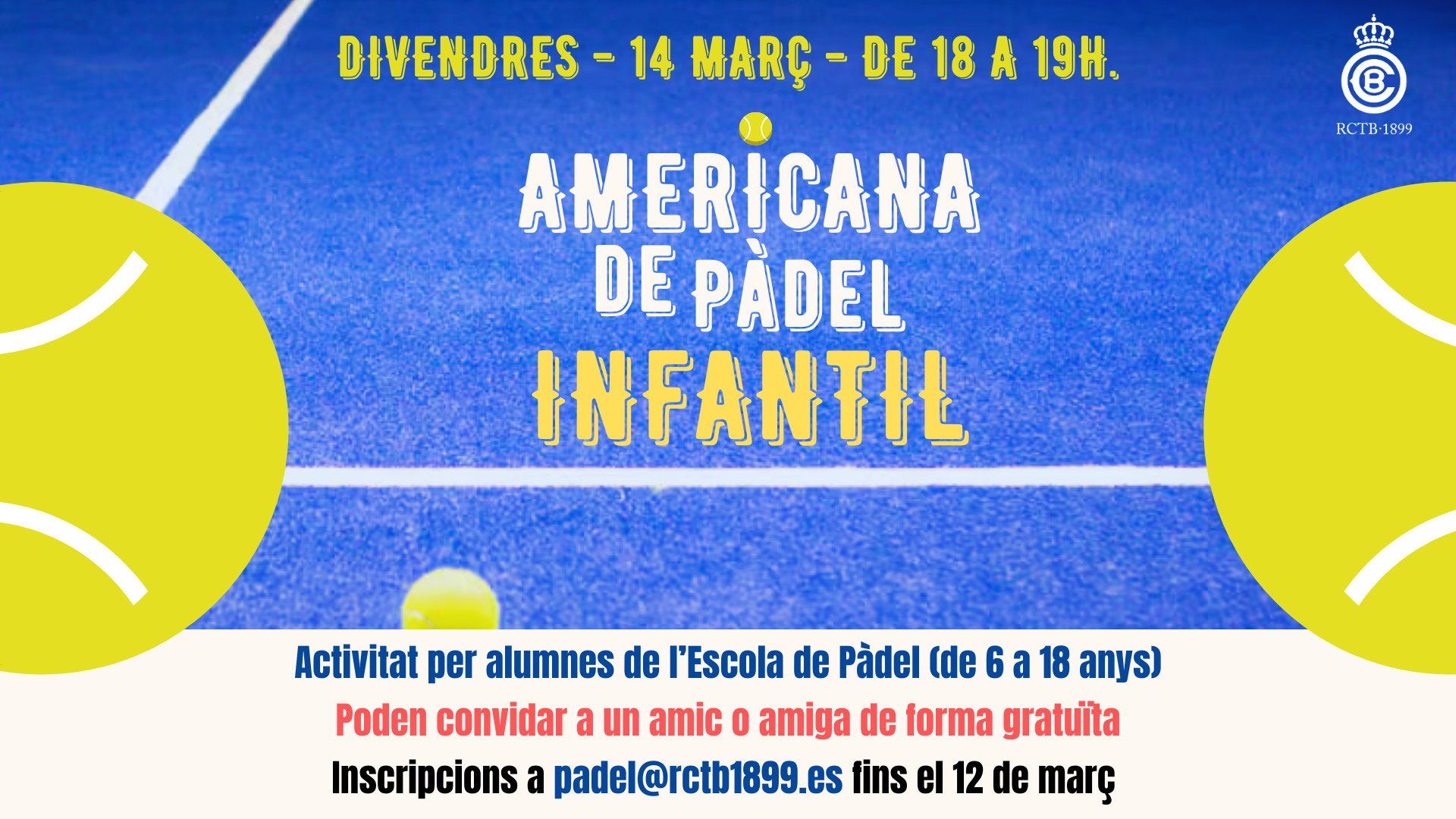 Americana infantil de pàdel