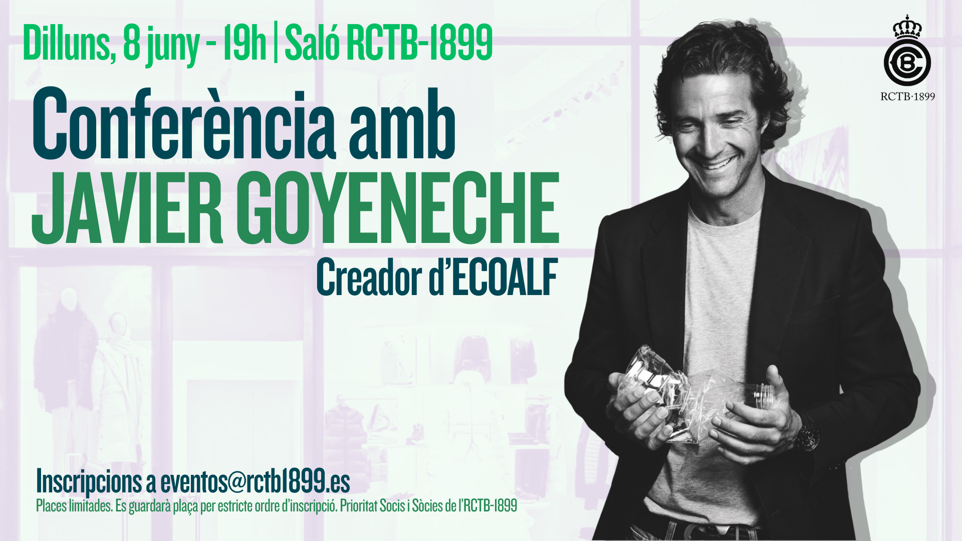 Conferència amb Javier Goyeneche, creador d'ECOALF