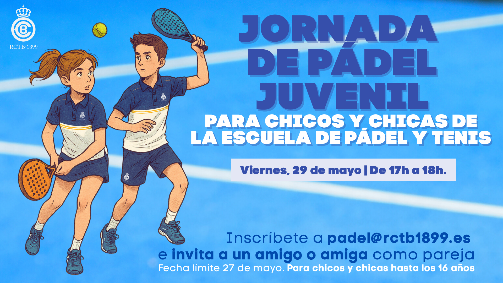 Jornada de pádel juvenil