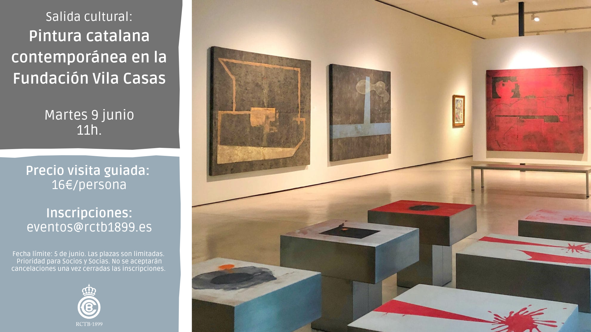 Pintura contemporánea catalana en la Fundación Vila Casas