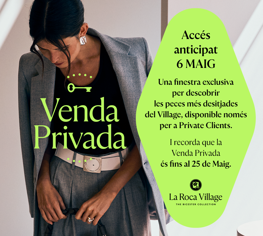Acceso anticipado a la Venta Privada de La Roca Village