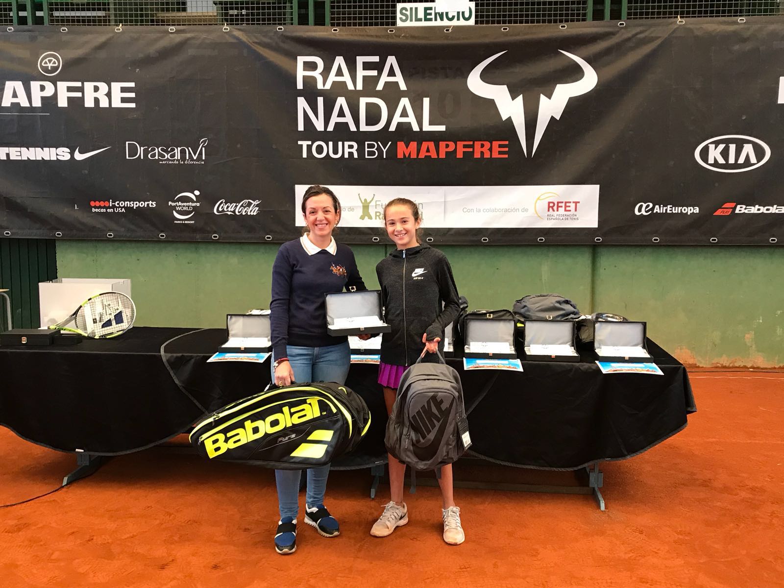 Carla Ferrer-Salat, finalista del Rafa Nadal Tour by MAPFRE de Zaragoza