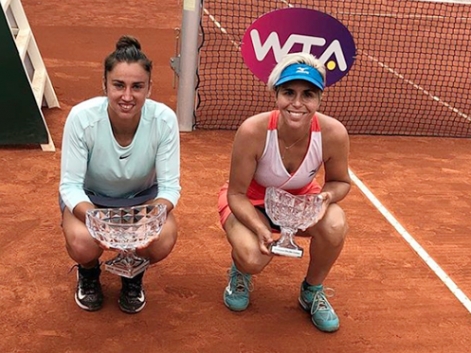 Mª José Martínez, campeona en dobles del WTA de Rabat