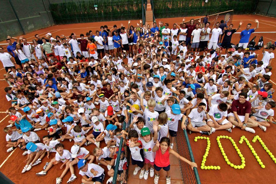 Imatges de les Estades d´Estiu  de l´Escola de Tennis