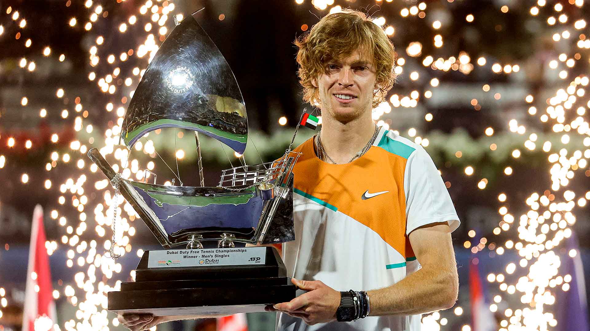 Andrey Rublev é campeão do ATP 500 de Dubai, tênis