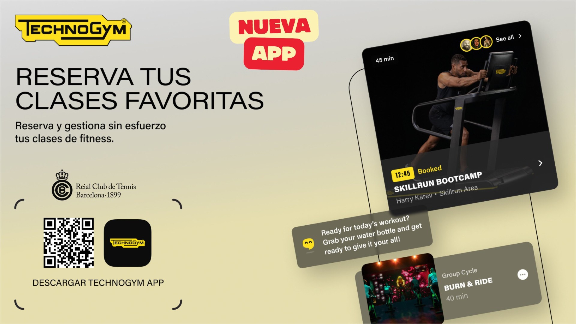 La nueva app de Technogym sustituirá la app MyWellness