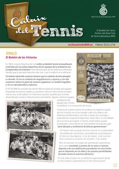 Calaix del Tennis nº8