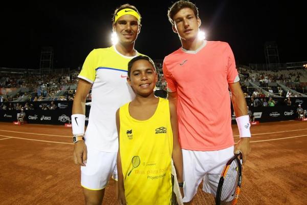 Rafa Nadal se impone a Carreño en el debut en Río