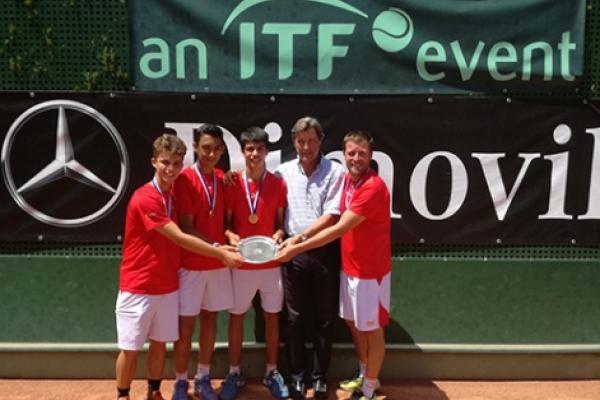 Alcaraz y Rincón, campeones de Europa con la selección española infantil
