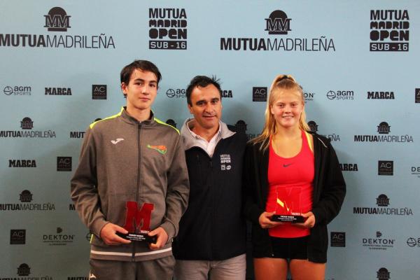 Clarine Lerby, campeona del Mutua Madrid Open Sub 16 de A Coruña 