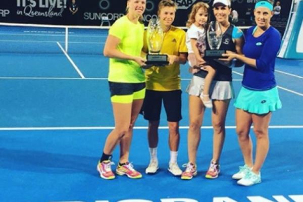 Mª José Martínez, finalista en dobles del WTA de Brisbane