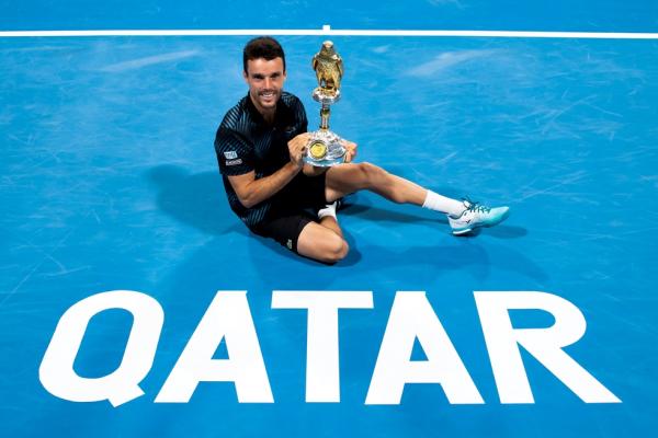 Bautista gana en Doha su noveno título ATP