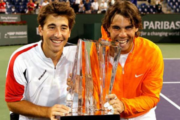 Rafa Nadal y Marc López, campeones en Indian Wells