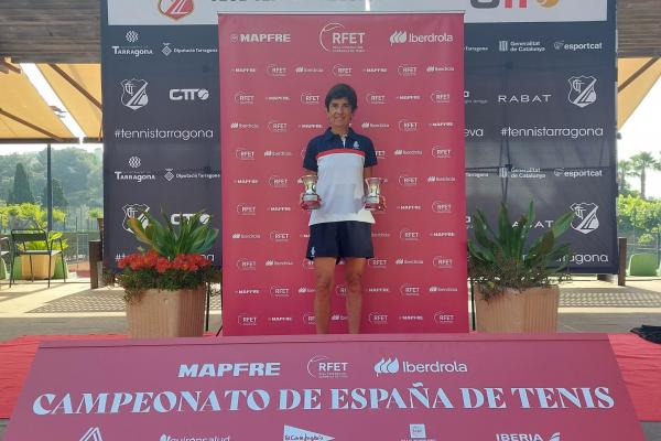 Magda Gual, Campiona d'Espanya +60 en dobles i individual