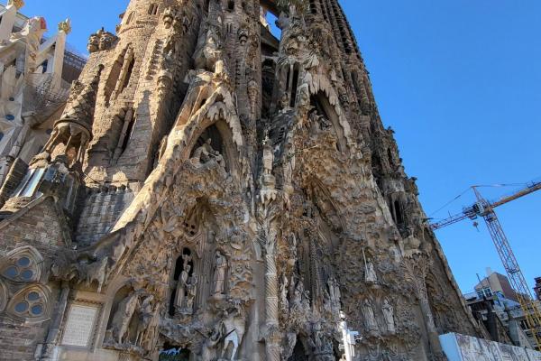 Bon ambient a la visita de La Sagrada Família