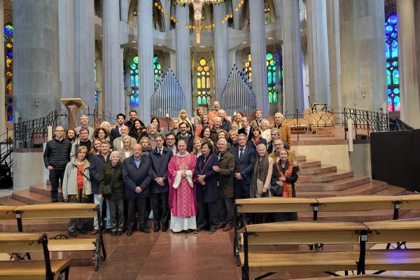 Celebrades la conferència sobre la construcció de la Sagrada Família i la Missa Internacional