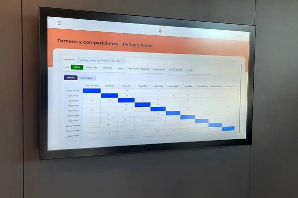 Se estrena un nuevo sistema de registro de resultados de las competiciones de las peñas y pools