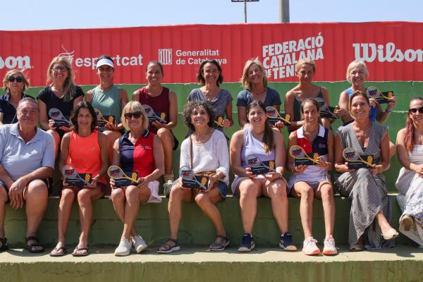 Sònia Roig, campiona, i Rosa Maria de Togores, finalista al Campionat de Catalunya Sènior Femení