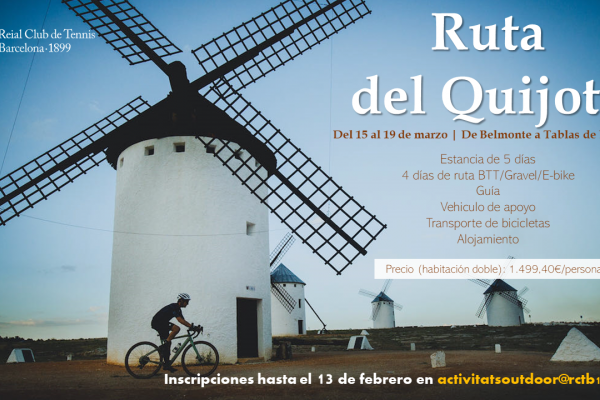 Ruta del Quijote (Del 15 al 19 de marzo)