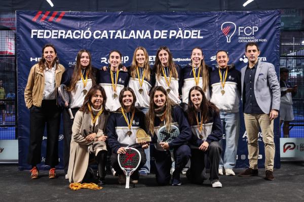 El equipo femenino se proclama Campeón de Cataluña de Pádel