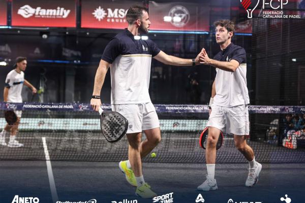 L'equip masculí és finalista al Campionat de Catalunya de pàdel
