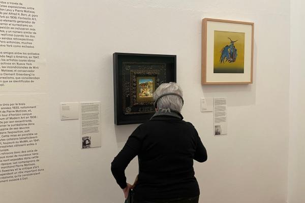 25 socios visitan la exposición Miró y los Estados Unidos