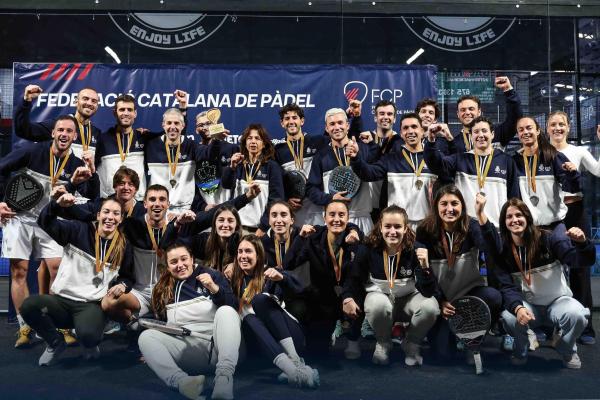 L'equip absolut masculí de pàdel és Campió de Catalunya!