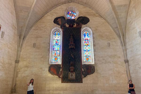 Més de 20 socis descobreixen els secrets del Monestir de Pedralbes