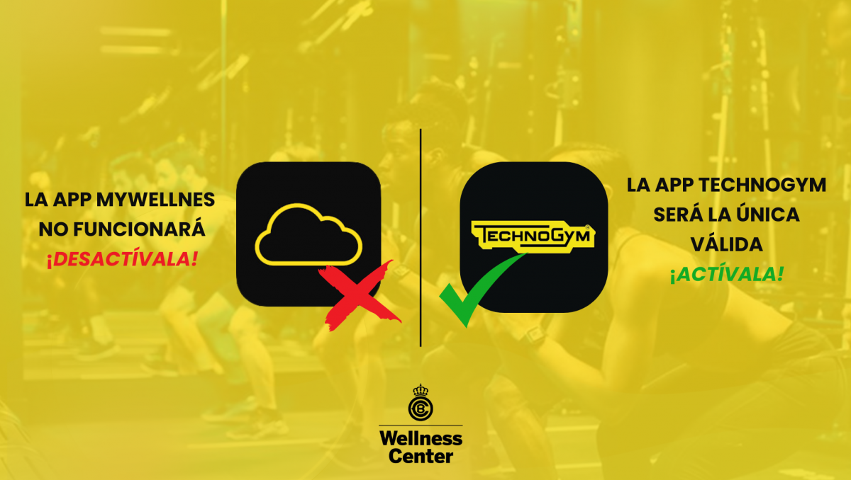 Instálate en el móvil la APP de Technogym para poder reservar hora en tu clase de Actividades Dirigidas