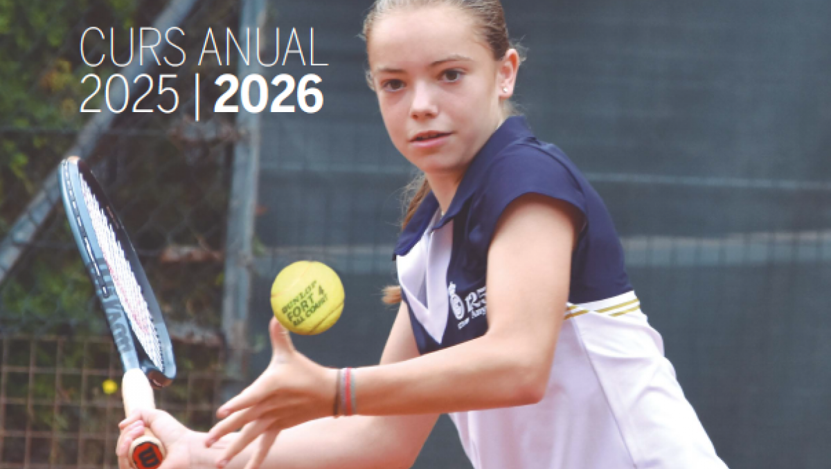 Obert el procés d'inscripció al curs anual de l'Escola de Tennis i Pàdel 25/26
