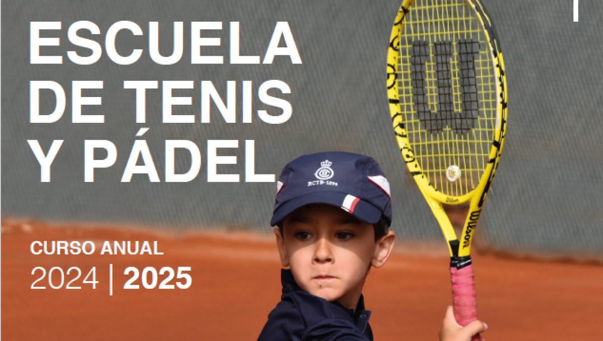 Inscríbete al Curso anual de la Escuela de Tenis y Pádel 2024/25