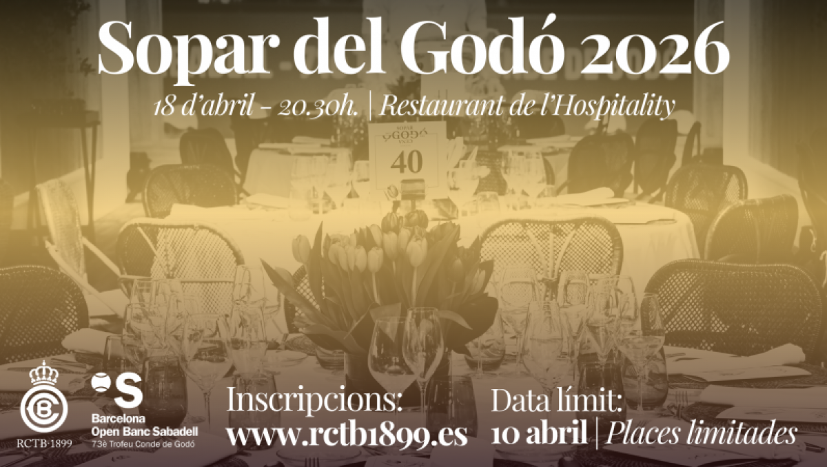 Reserva la teva plaça per assistir al Sopar del Godó 