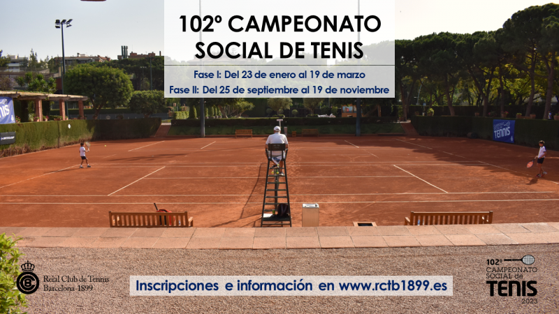 102º Campeonato Social de Tenis 2023