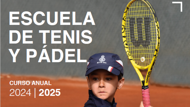 Curso anual de la Escuela de Tenis y Pádel 2024/25