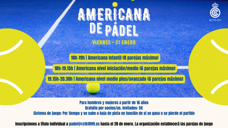 Americana de pádel 