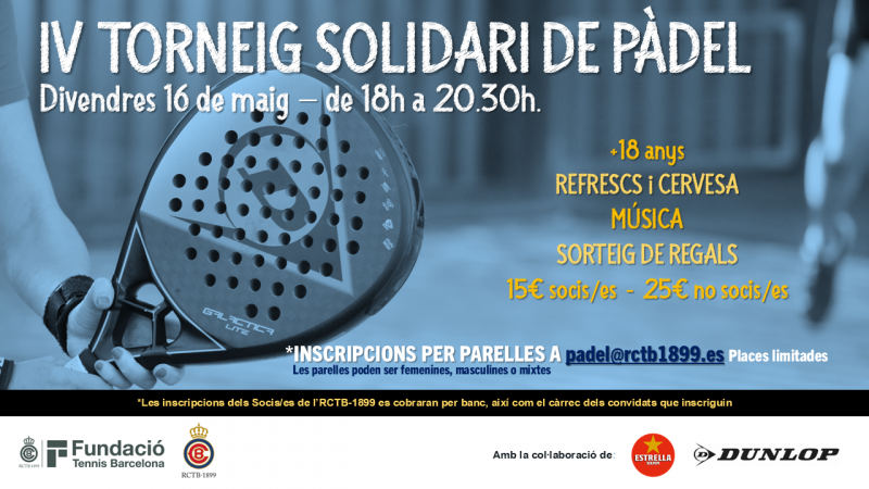 IV Torneig Solidari de Pàdel