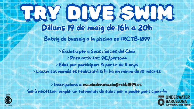 Bateig de busseig a la piscina del Club