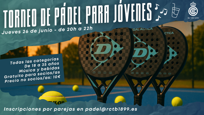Torneo de pádel para jóvenes