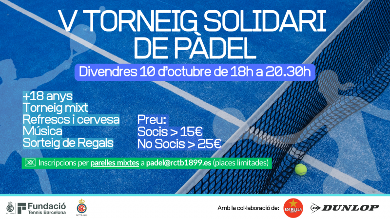 5è Torneig Solidari de Pàdel