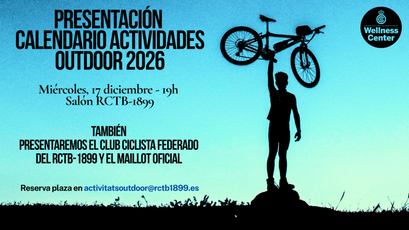 Presentación del calendario de Actividades Outdoor 2026 y el club de ciclismo del RCTB-1899