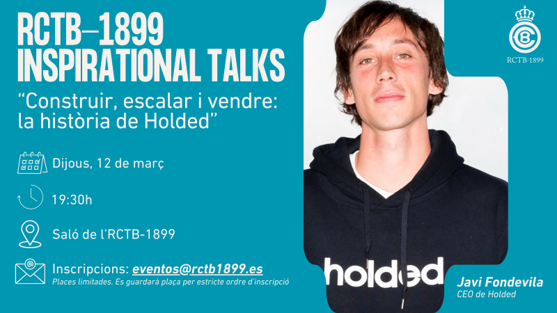 Inspirational Talks: "Construir, escalar i vendre: la història de Holded"