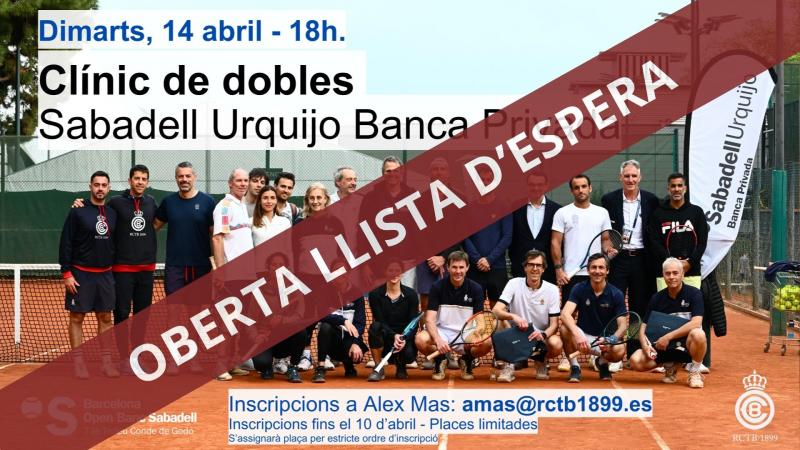 Clínic de Dobles Sabadell Urquijo Banca Privada