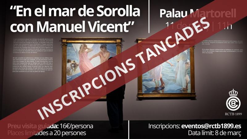 Exposició: "En el mar de Sorolla con Manuel Vicent"